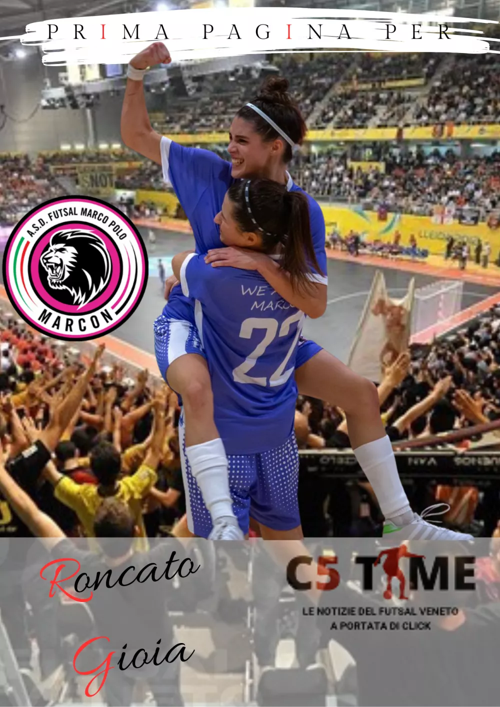 Prima Pagina per: GIOIA RONCATO