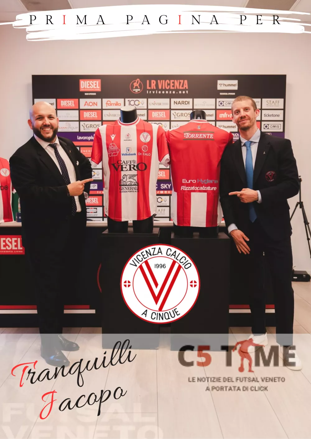 Prima Pagina per: JACOPO TRANQUILLI