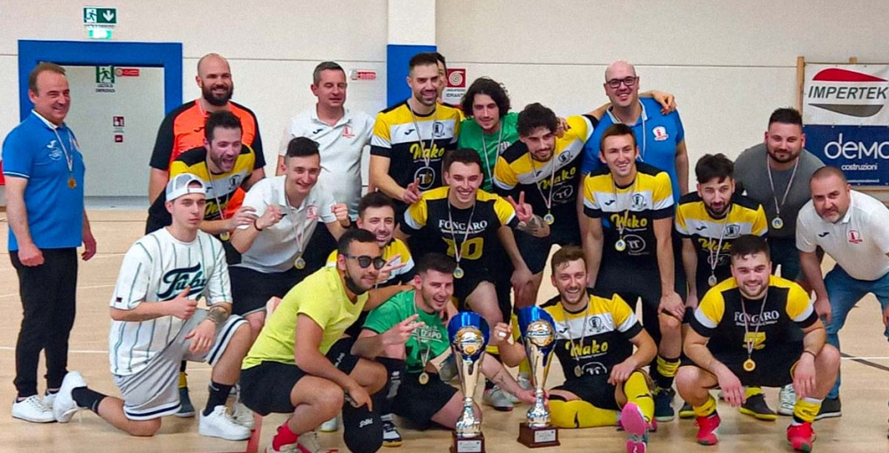 MONTECCHIO FUTSAL TEAM vincente SuperCoppa di Serie C2 stagione 2021/22