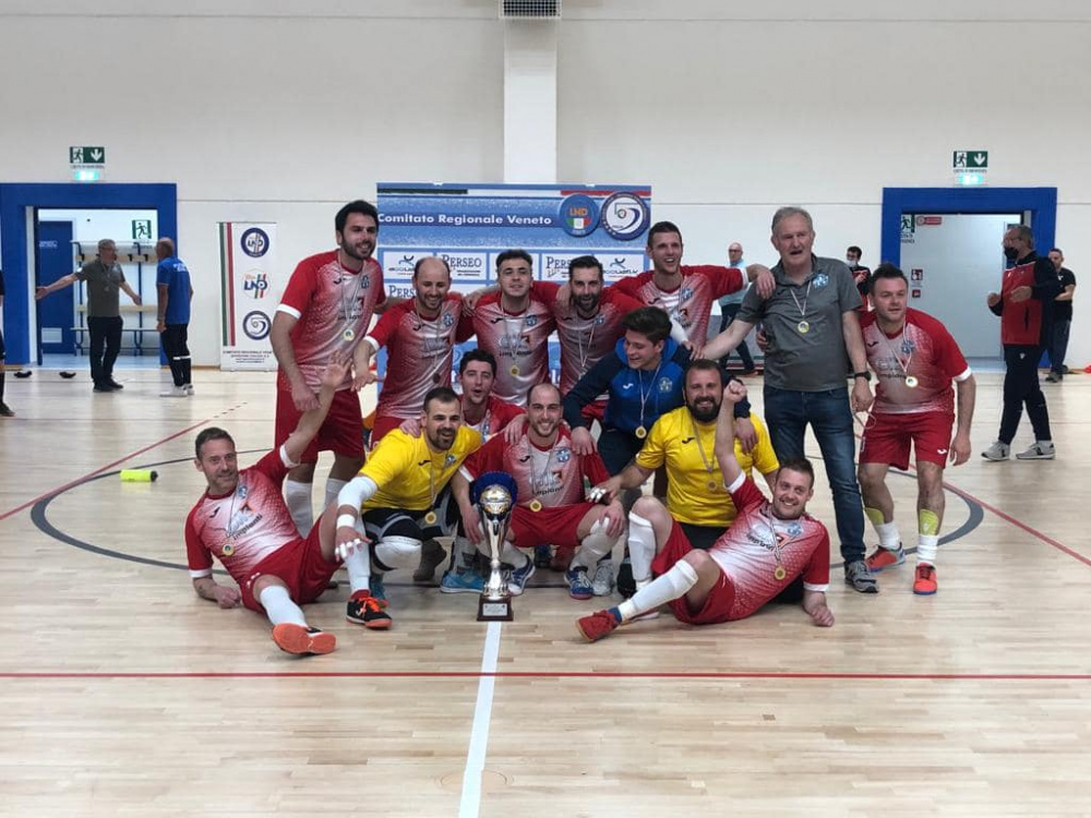 MONTE DI MALO C5 vincente SuperCoppa di Serie D stagione 2021/22