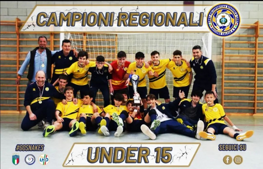 BISSUOLA vincente del campionato Under 15 stagione 2021/22 > accede alle Finali Nazionali