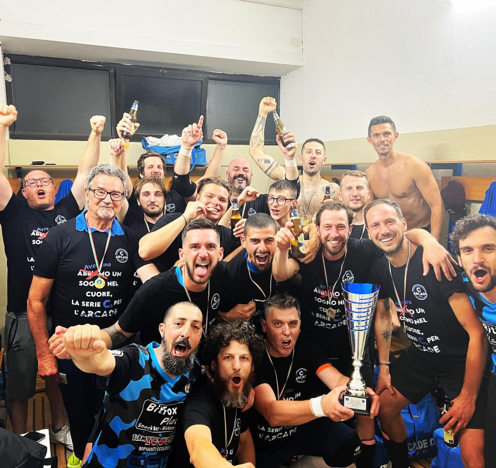 ARCADE C5 vincitrice della Coppa Veneto Serie D 2021/22