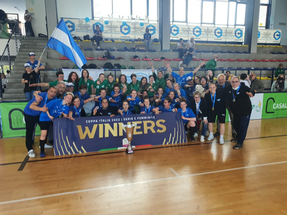 INFINITY FUTSAL ACADEMY vincitrice della Coppa Italia di Serie C 2021/22