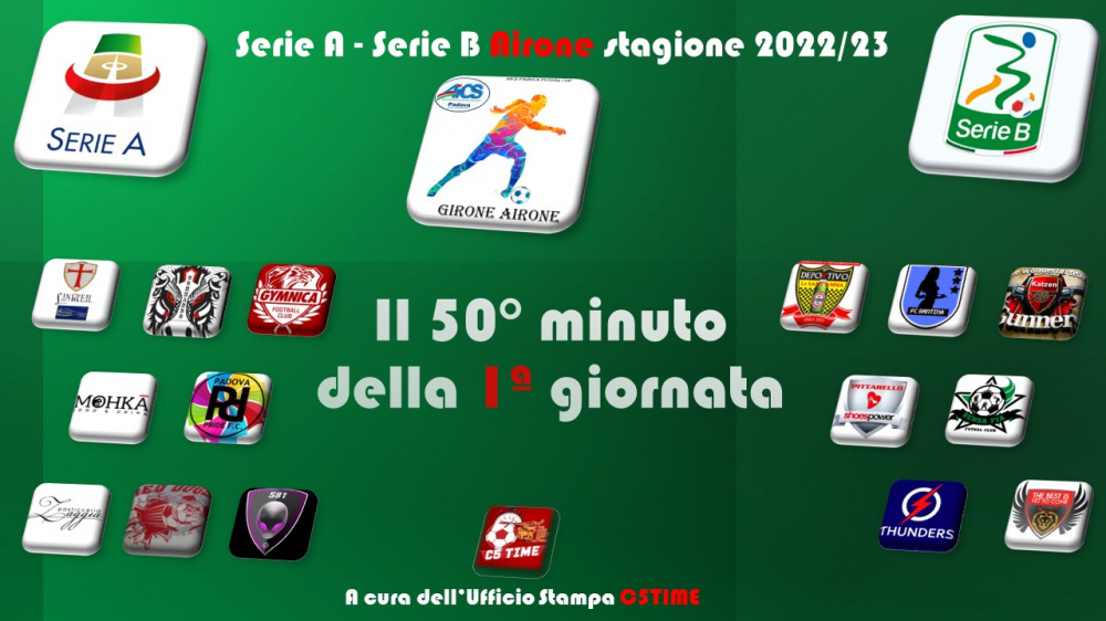 Gir. AIRONE Serie A e B Risultati 1ª giornata