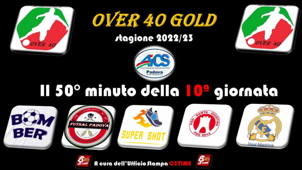 OVER 40 GOLD Risultati 10ª giornata