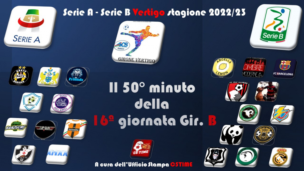 Gir. VERTIGO Serie B 16ª giornata