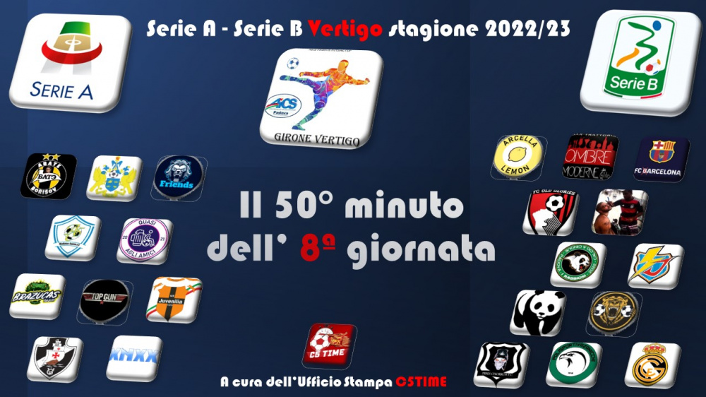 Gir. VERTIGO Serie A e B Risultati 8ª giornata