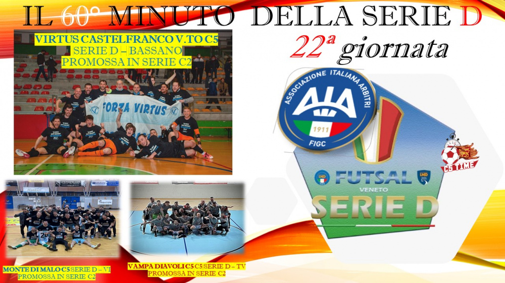 Serie D Il 60° MINUTO della 22ª giornata