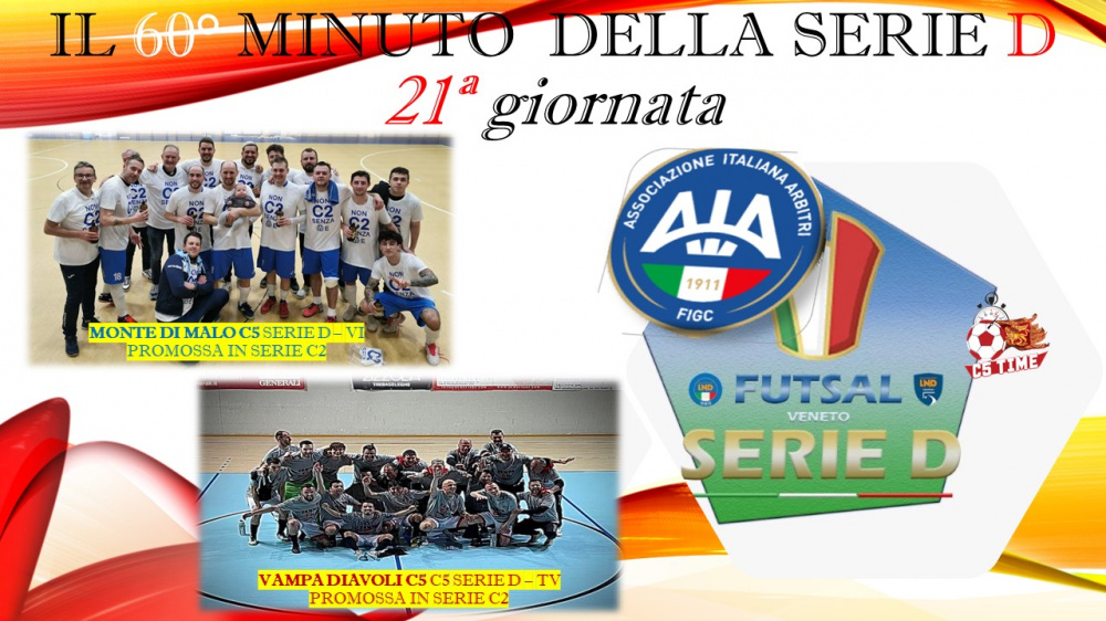 Serie D Il 60° MINUTO della 21ª giornata