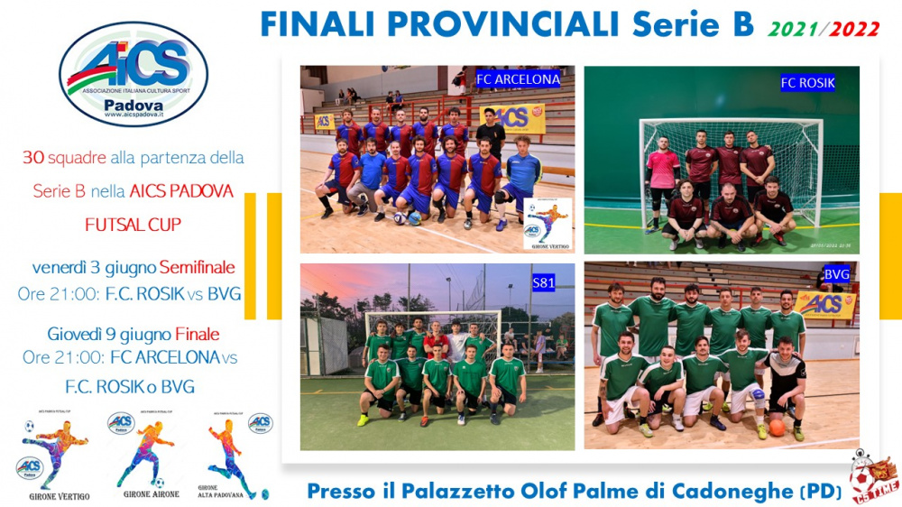 SERIE B FINALI PROVINCIALI 2021/2022