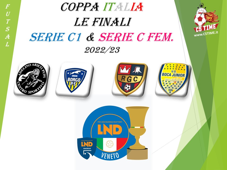 LE FINALI FINAL EIGHT Serie C1 FINAL FOUR Serie C FEM 2022/23