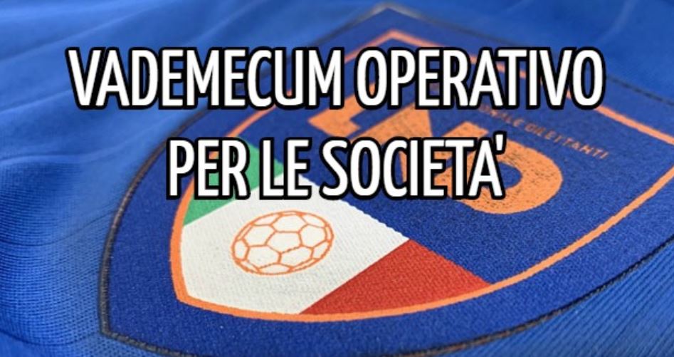 VADEMECUM OPERATIVO PER LE SOCIETA'