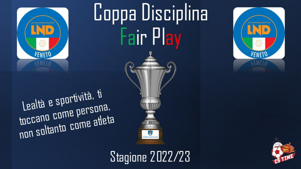 COPPA DISCIPLINA stagione 2022/23