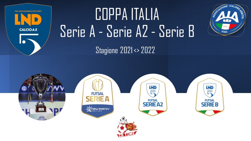 COPPA ITALIA 2021/22 Serie A - Serie A2 - Serie B