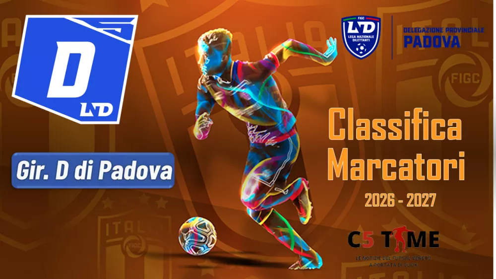 Classifica MARCATORI della Serie D PD - Gir. D 2026/27