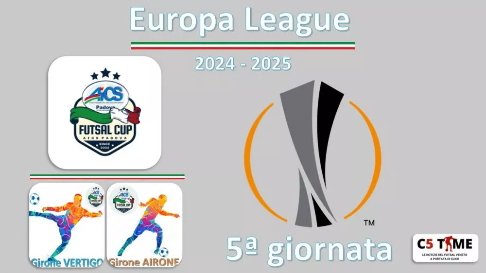 AICS Europa League 5ª giornata