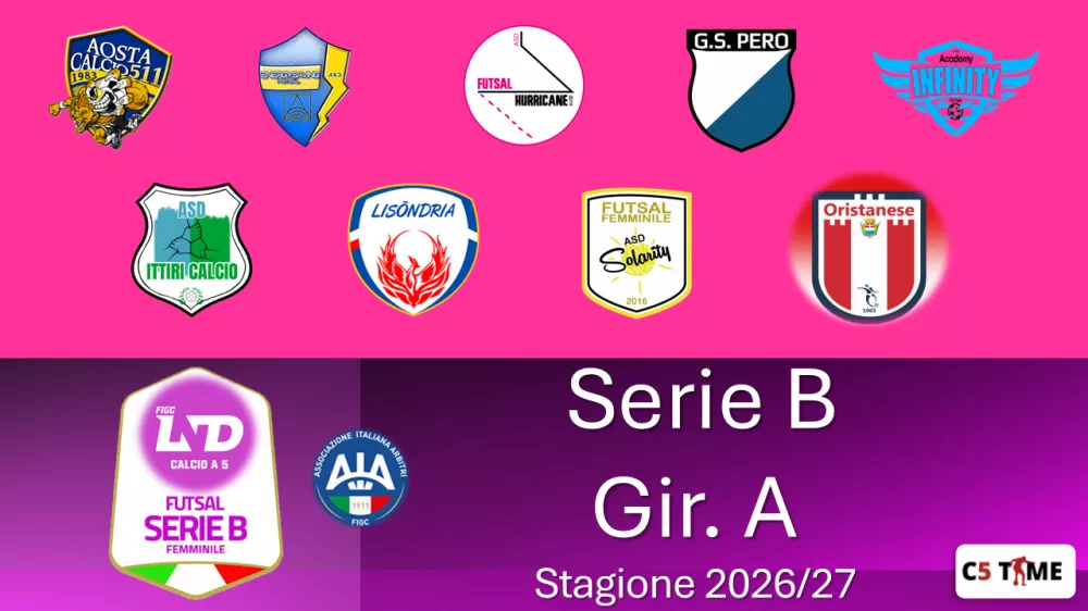 Serie B F - Gir. A 2026/27
