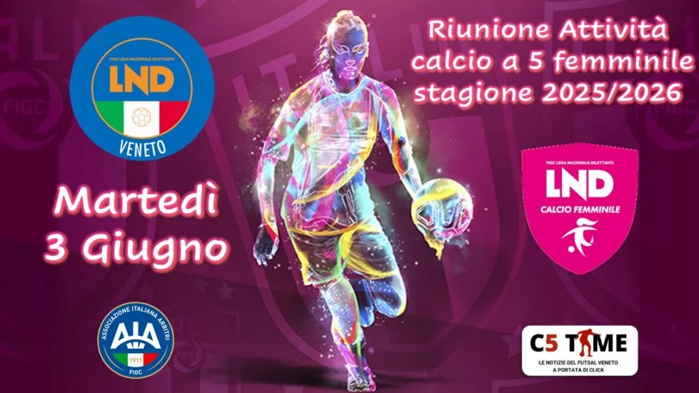Riunione Attività calcio a 5 femminile stagione 2025/2026