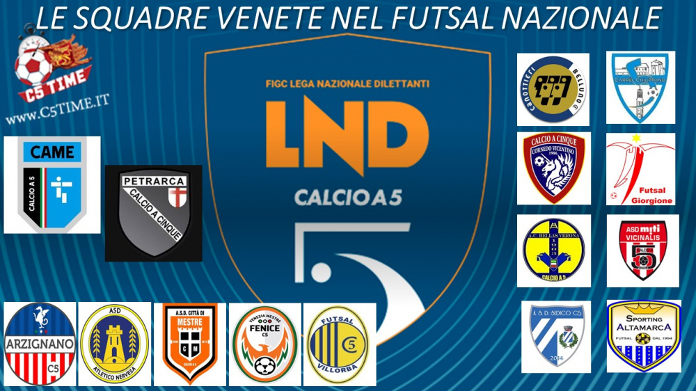 LE SQUADRE VENETE NEL FUTSAL NAZIONALE - N° 12-18.04