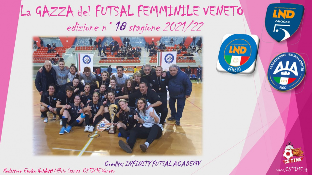 La GAZZA del FUTSAL FEMMINILE VENETO edizione n° 18 stagione 2021/22