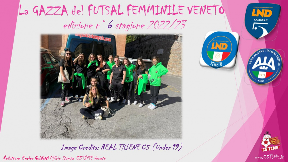 La GAZZA del FUTSAL FEMMINILE VENETO edizione n° 6 stagione 2022/23