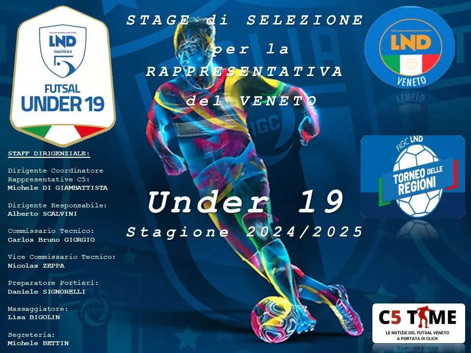 Under 19 Stage di Selezione 23.02.25 - 25.02.25
