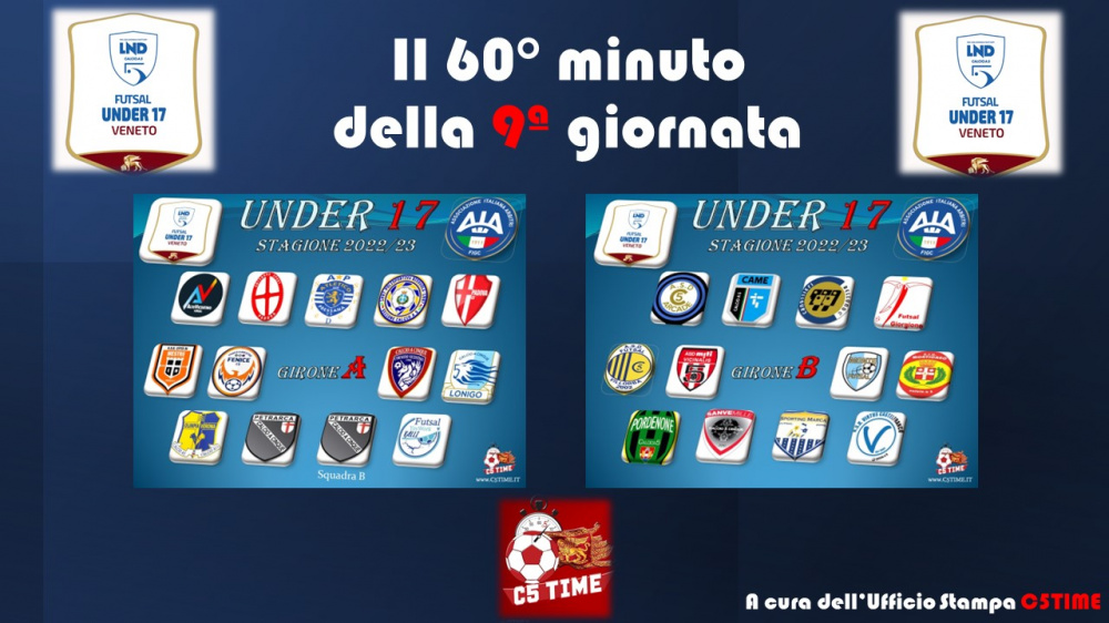 Under 17 Il 60° MINUTO della 9ª giornata