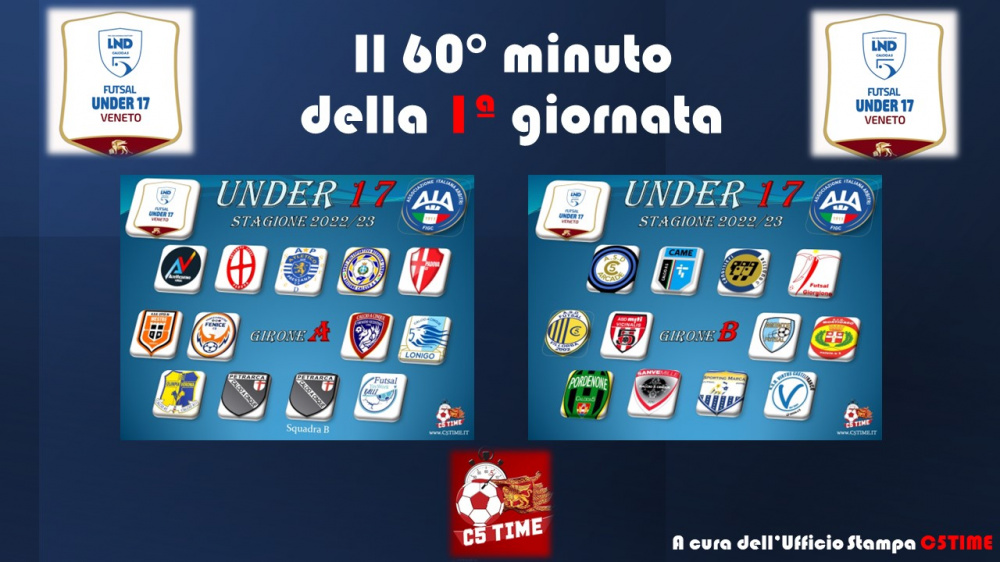 Under 17 Il 60° MINUTO della 1ª giornata