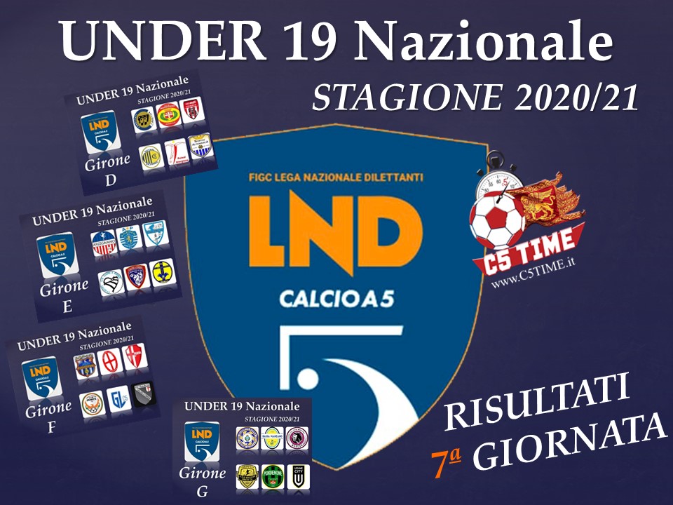 UNDER 19 NAZIONALE RISULTATI 7^ GIORNATA