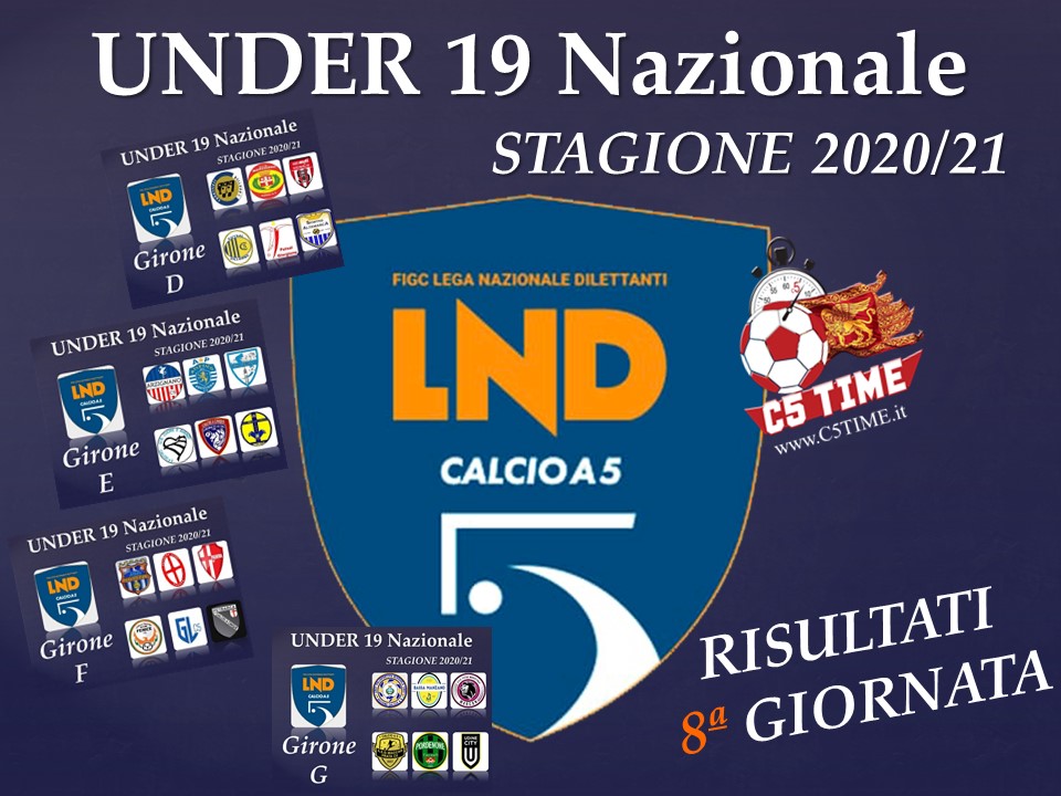 UNDER 19 NAZIONALE RISULTATI 8^ GIORNATA