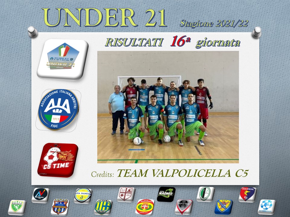 Under 21 Risultati 16ª giornata