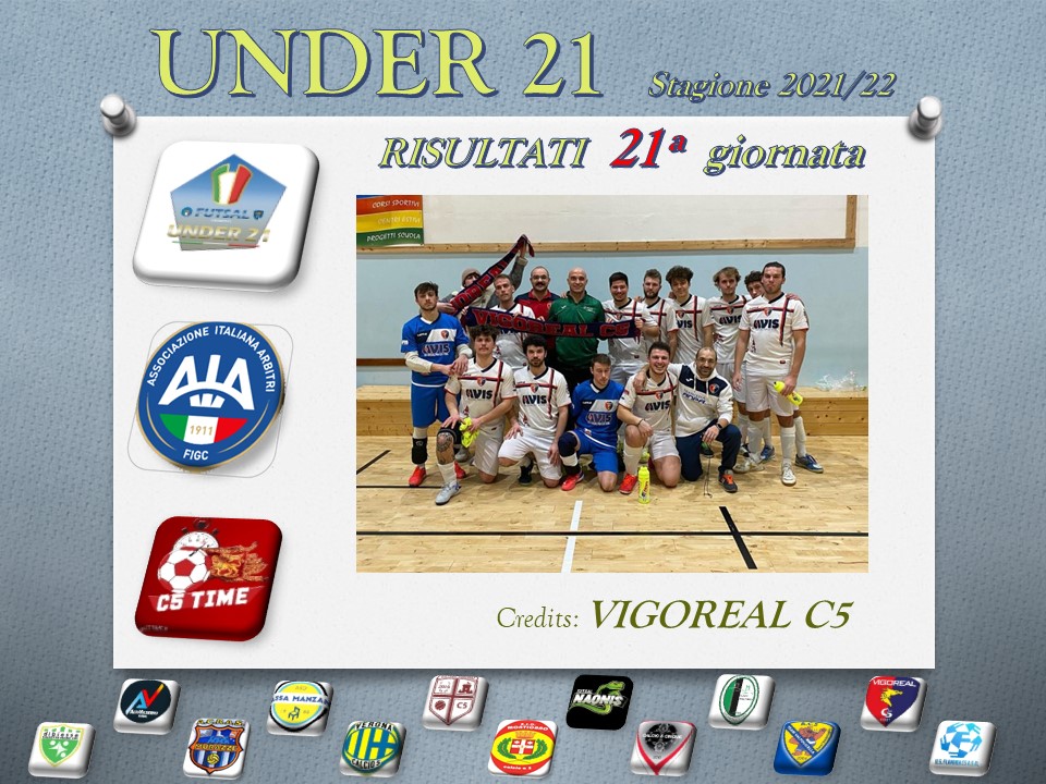 Under 21 Risultati 21ª giornata