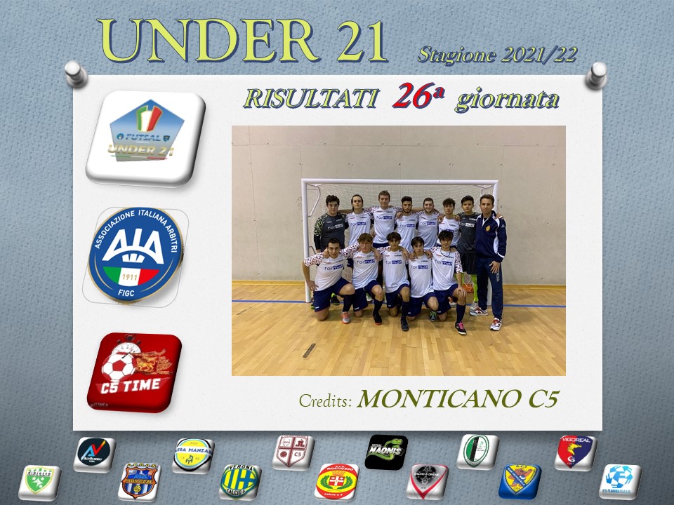 Under 21 Risultati 26ª giornata