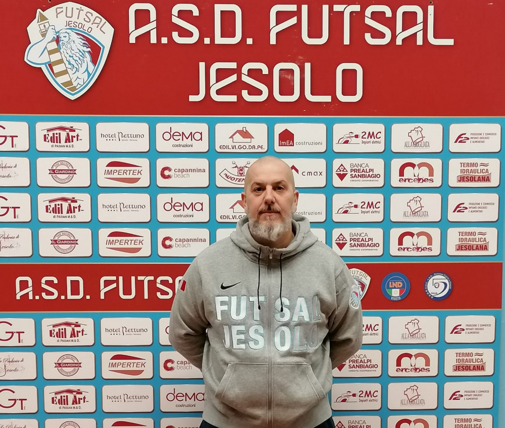 Campagner Davide - Mister del Futsal Jesolo - Serie C2 Gir. B stagione 2022/23