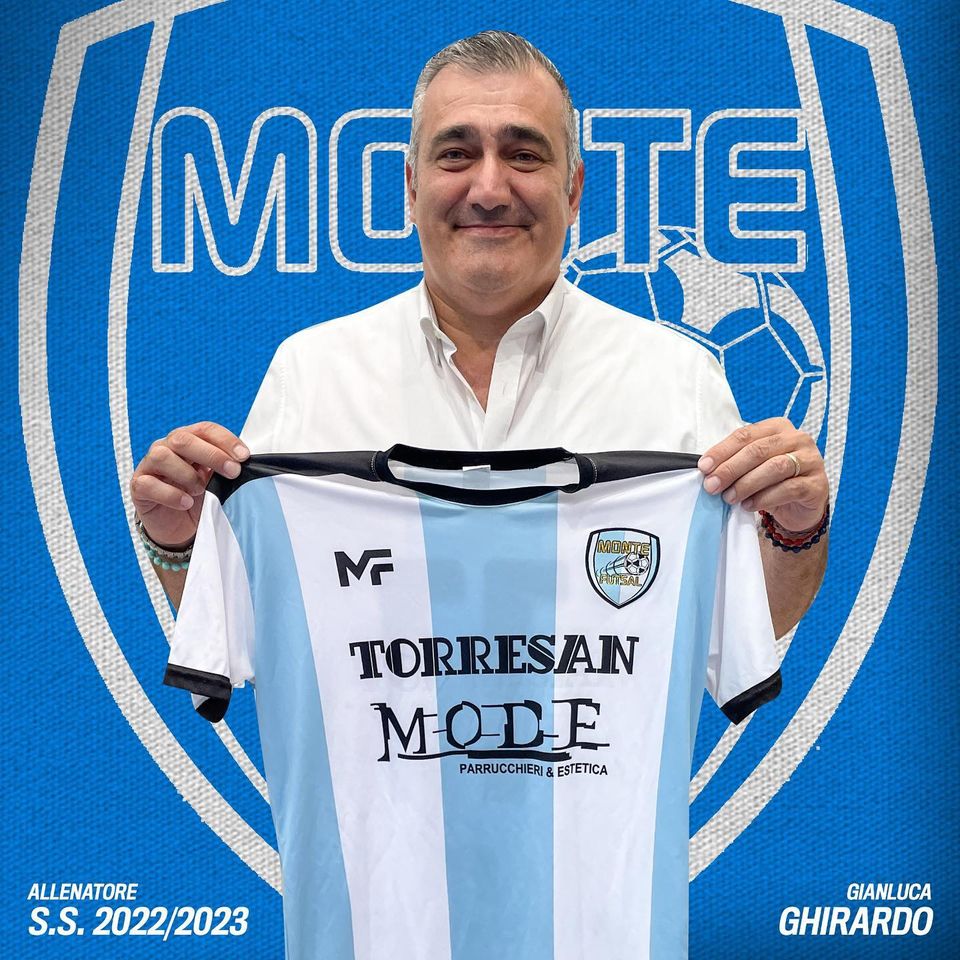 Ghirardo Gianluca - Mister del Monte Futsal - Serie C1 stagione 2022/23