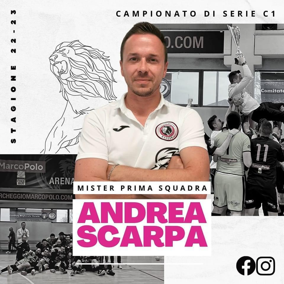 Scarpa Andrea - Mister del Futsal Marco Polo - Serie C1 stagione 2022/23